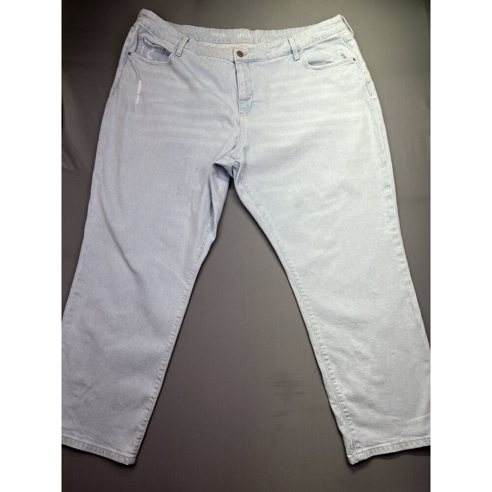 A.N.A‎ Mid Rise Light Wash Boyfriend Jeans | Women's Plus Size 24W